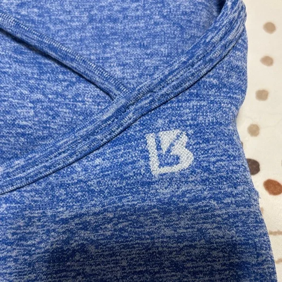 BuffBunny Blue Crop Top - Picture 2 of 3